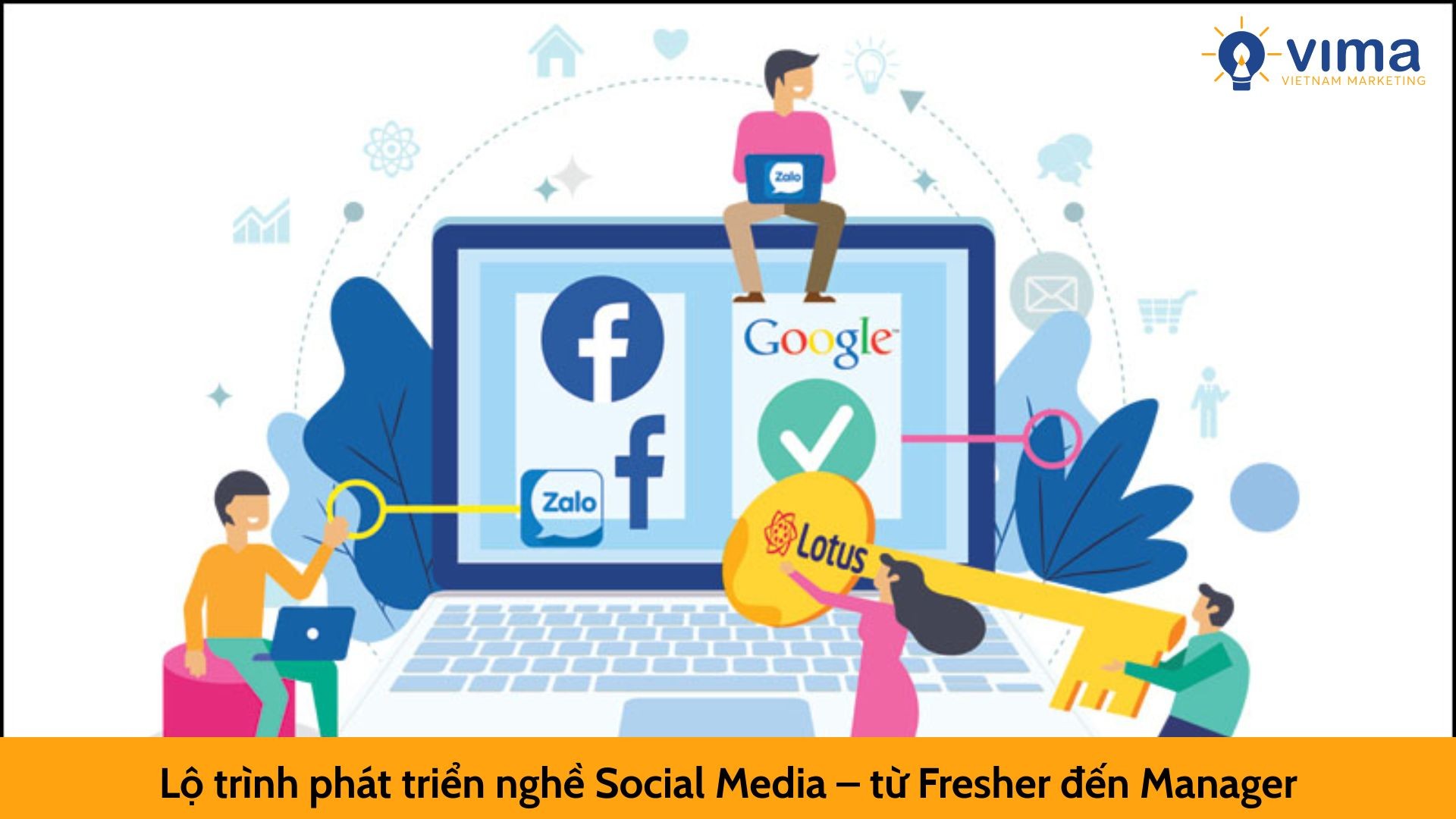 Lộ trình phát triển nghề Social Media – từ Fresher đến Manager